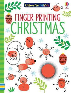 Mini Books Finger Printing Christmas