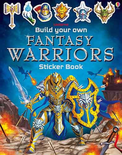 Build Your Own Fantasy Warriors Sticker Book