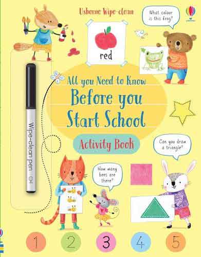 Wipe-Clean All You Need To Know Before You Start School Activity Bo