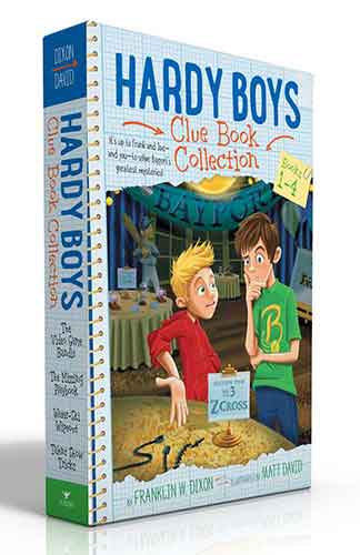 Hardy Boys Clue Book Collection Books 1-4 (Boxed Set): The Video Game Bandit; The Missing Playbook; Water-Ski Wipeout; Talent Show Tricks