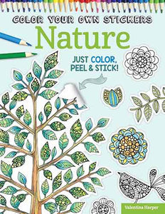 Color Your Own Stickers Nature