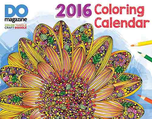 2016 Design Originals Coloring Calendar