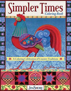 Simpler Times Coloring Book: A Coloring Celebration of Country Traditions