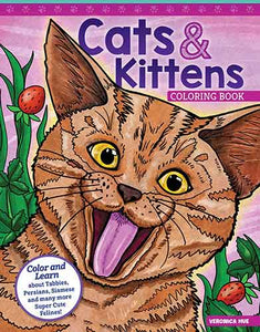 Cats and Kittens Coloring Book