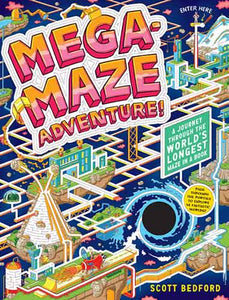 Mega-Maze Adventure! (Maze Activity Book for Kids Ages 7+)