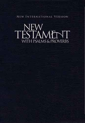 NIV New Testament With Psalms And Proverbs [Pocket Size, Black]