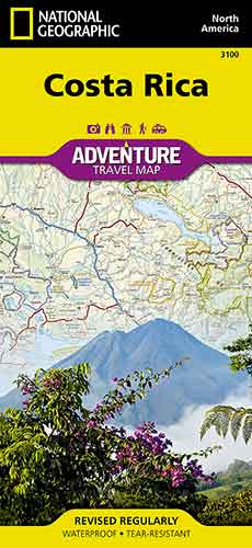 Costa Rica Adventure Map