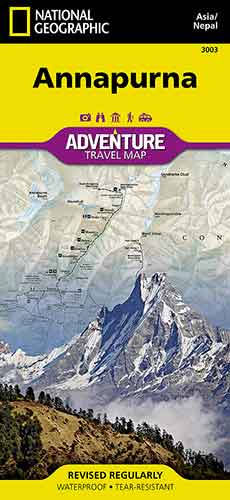Annapurna, Nepal Adventure Map