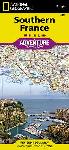 Southern France Adventure Map