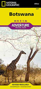 Botswana Adventure Map
