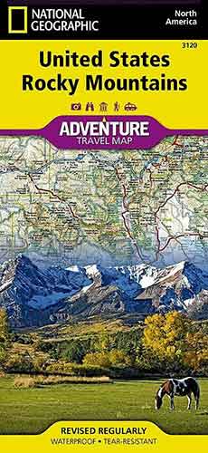 USA Rocky Mountains Adventure Map