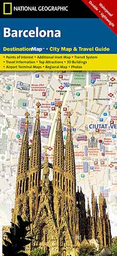 Barcelona Destination City Map