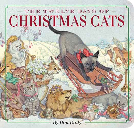 The Twelve Days of Christmas Cats Board Book