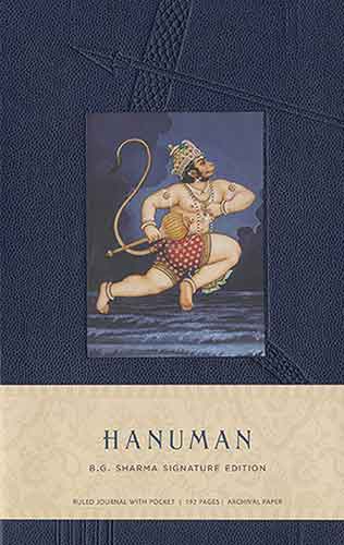 Hanuman Hardcover Ruled Journal : B.G. Sharma Signature Edition