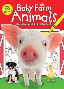 Baby Farm Animals Coloring and Activity Book