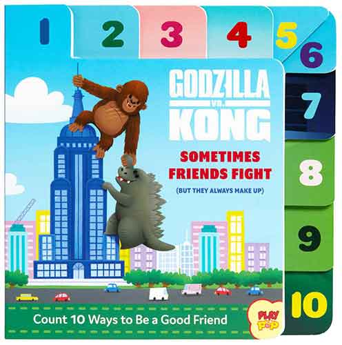 Godzilla vs. Kong: Sometimes Friends Fight: (But They Always Make Up) (Friendship Books for Kids, Kindness Books, Counting Books, Pop Culture