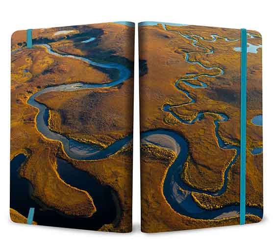 Refuge: Arctic River Softcover Notebook: Arctic National Wildlife Refuge(Gifts for Outdoor Enthusiasts and Nature Lovers, Journals for Hikers, N