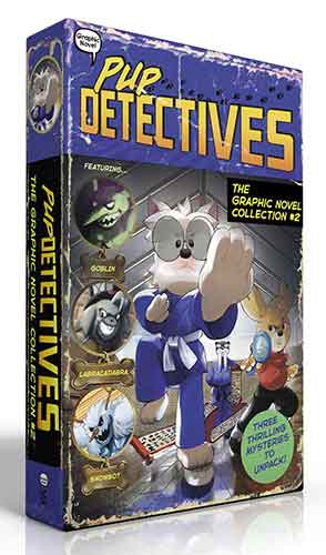 Pup Detectives The Graphic Novel Collection #2 (Boxed Set): Ghosts, Goblins, and Ninjas!; The Missing Magic Wand; Mystery Mountain Getaway