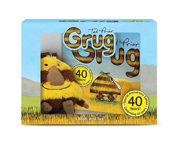 Grug 40th Anniversary Celebration Book and Plush Box