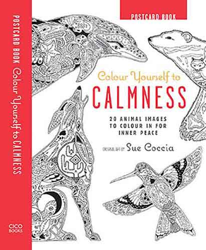 Colour Yourself to Calmness Postcard Book