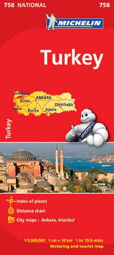 TURKEY - MICHELIN MAP 758