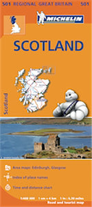 SCOTLAND - MICHELIN REGIONAL MAP 501