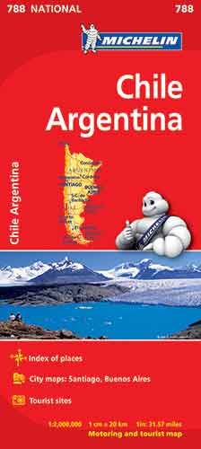 CHILE ARGENTINA - MICHELIN MAP 788