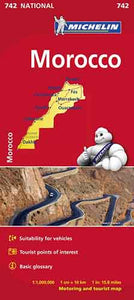 MOROCCO - MICHELIN MAP 742