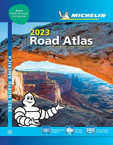 USA Canada Mexico 2023 - Road Atlas (A4-Spiral)