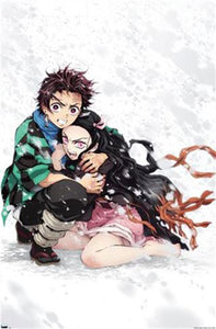 Demon Slayer - Tanjiro and Nezuko Snow Poster