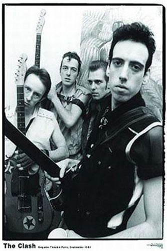 The Clash - Mogador Theatre Paris 1981 Poster