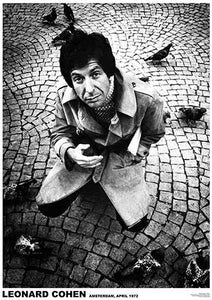 Leonard Cohen - Amsterdam 1972 Poster