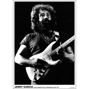 Grateful Dead Jerry Garcia - Copenhagen 1972 Poster