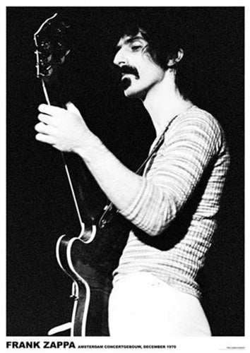 Frank Zappa - Amsterdam 1970 Poster