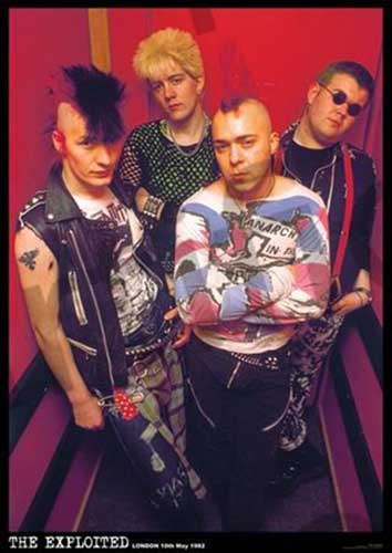 The Exploited - London 1982 Poster