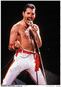 Freddie Mercury - Los Angeles 1982 Poster