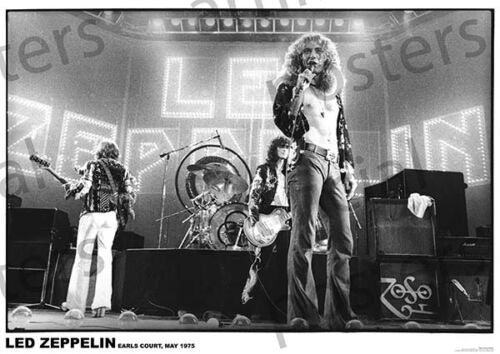 Led Zeppelin - Earls Court 1975 Poster