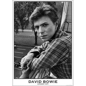 David Bowie - London 1977 Poster