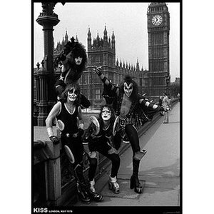 Kiss - London 1976 Poster