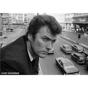 Clint Eastwood - Birmingham 1967 Poster