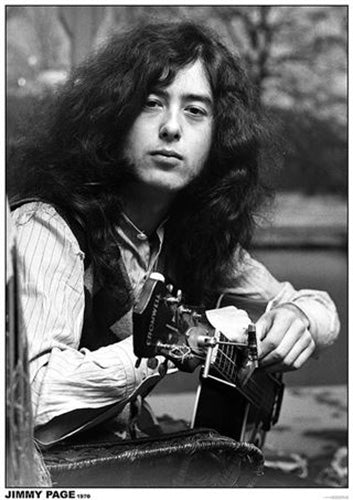 Led Zeppelin Jimmy Page - 1970 Poster