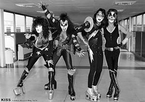 Kiss - London Airport 1976 Poster