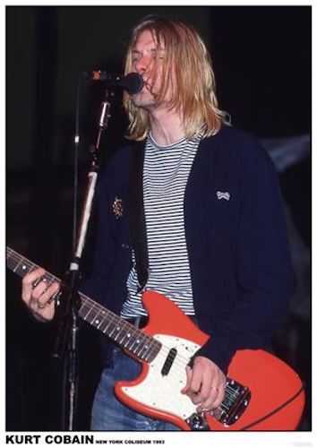 Kurt Cobain - New York Coliseum 1993 Poster