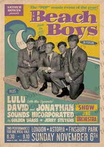 Beach Boys - Tour Astoria London Poster