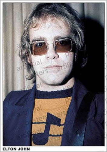 Elton John - London Poster