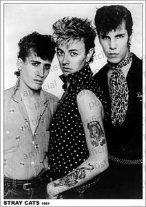 Stray Cats - 1981 Poster