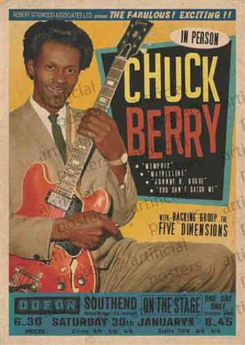 Chuck Berry - The Odeon Southend Poster