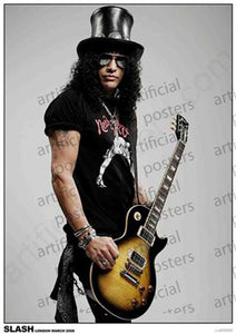 Guns n Roses - Slash London Poster