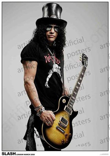 Guns n Roses - Slash London Poster