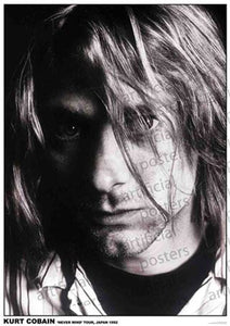 Nirvana Kurt Cobain - Japan 1992 Poster